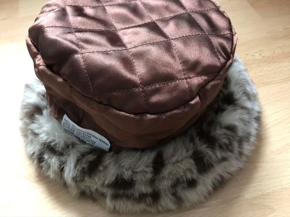 chapeau fourrure synthetique femme Vêtements