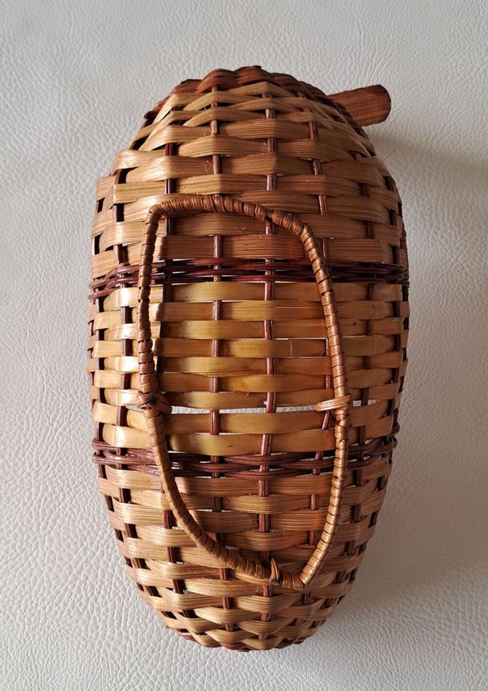 panier &agrave; pain pani&egrave;re corbeille en rotin et osier tress&eacute; Décoration