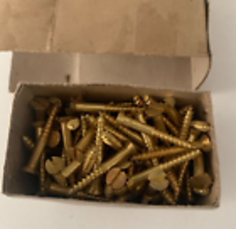 25 Vis � Bois Laiton T�te frais�e 5 x 40 12 L�ge-Cap-Ferret (33)