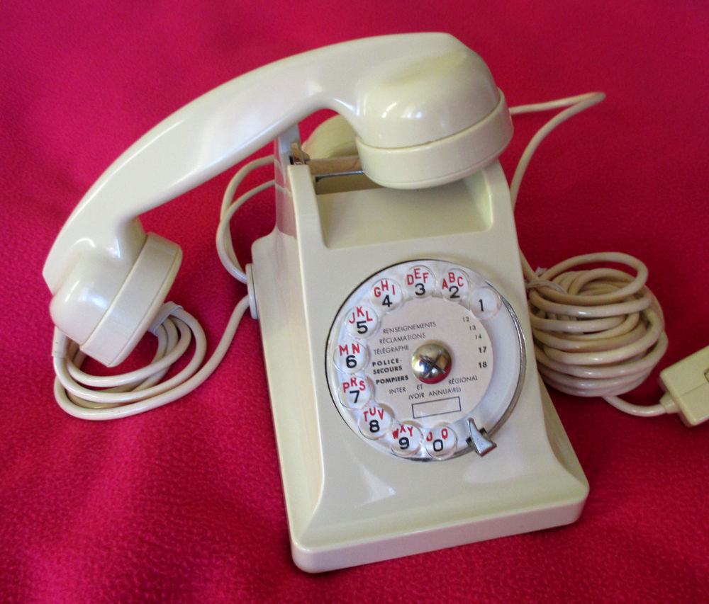T&eacute;l&eacute;phone U43 blanc/ivoire (Troc possible) 