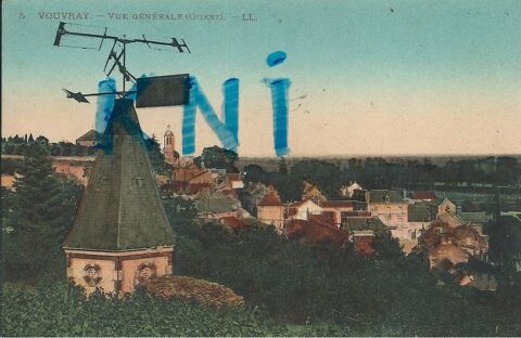 cpa  ,  37 Vouvray ,vue g�n�rale 4 Tours (37)