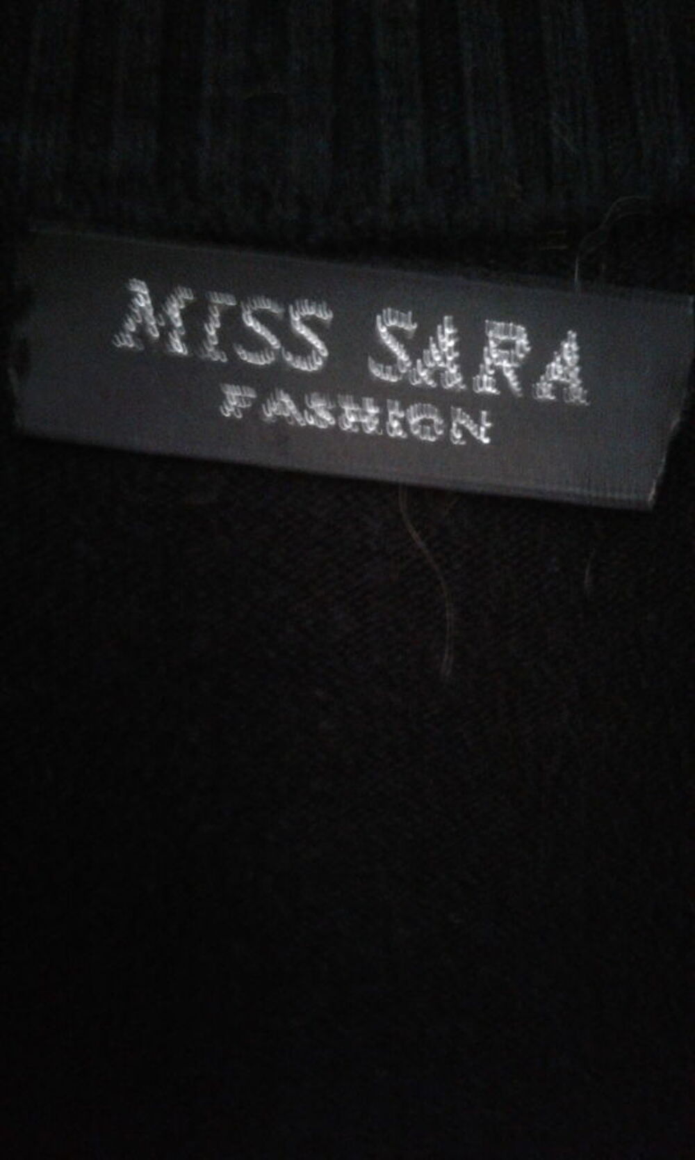 Gilet Noir Sara Fashion T.XL Vêtements