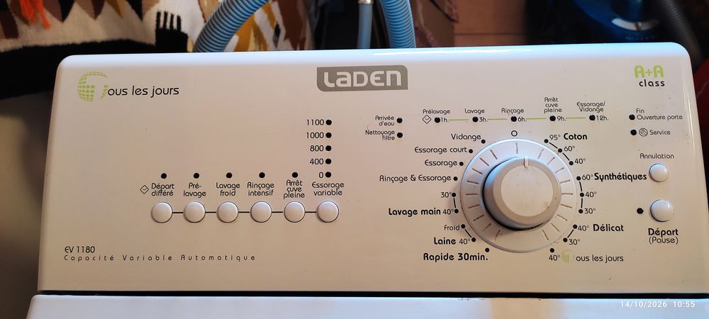 Machine &agrave; laver LADEN EV 1180 (5Kg) Electroménager
