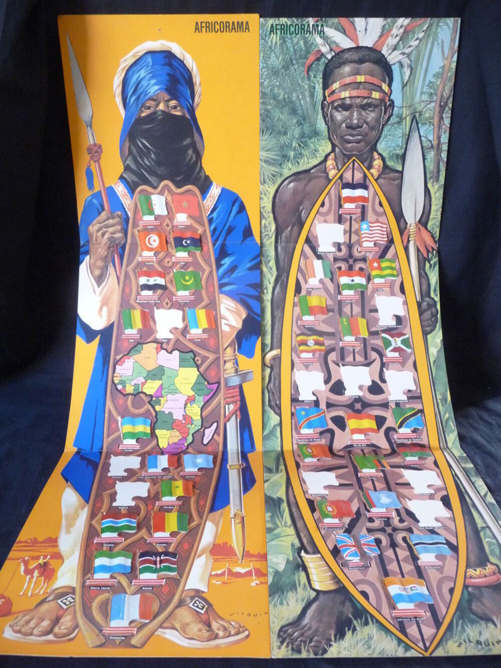 Drapeauramas complets de l'Alsacienne (Europe/Am&eacute;rique/Afriq 