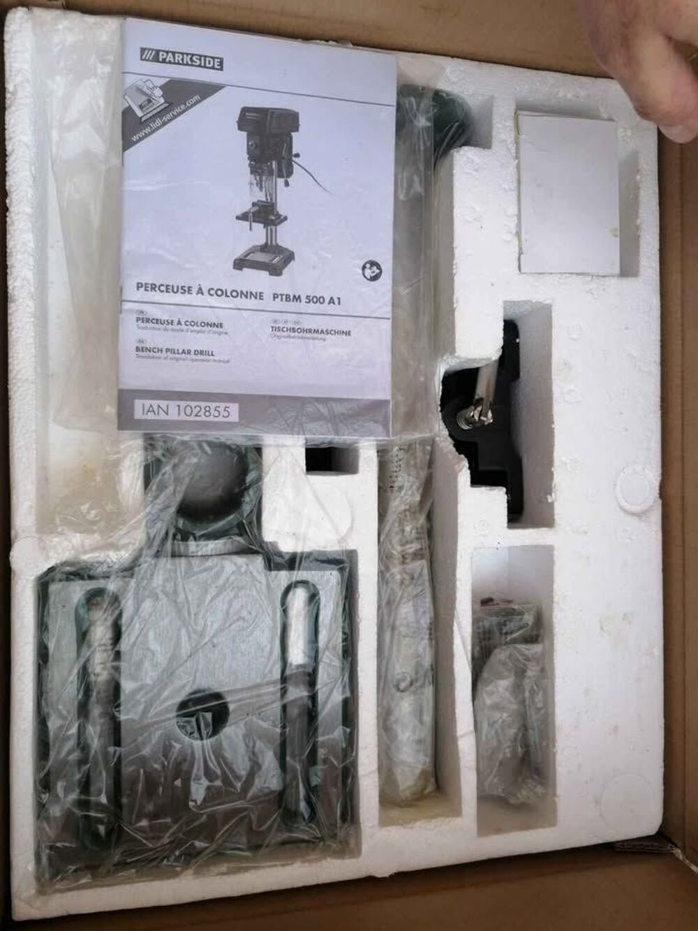 Neuve perceuse &agrave; colonne parkside PTBM 500A1 Bricolage