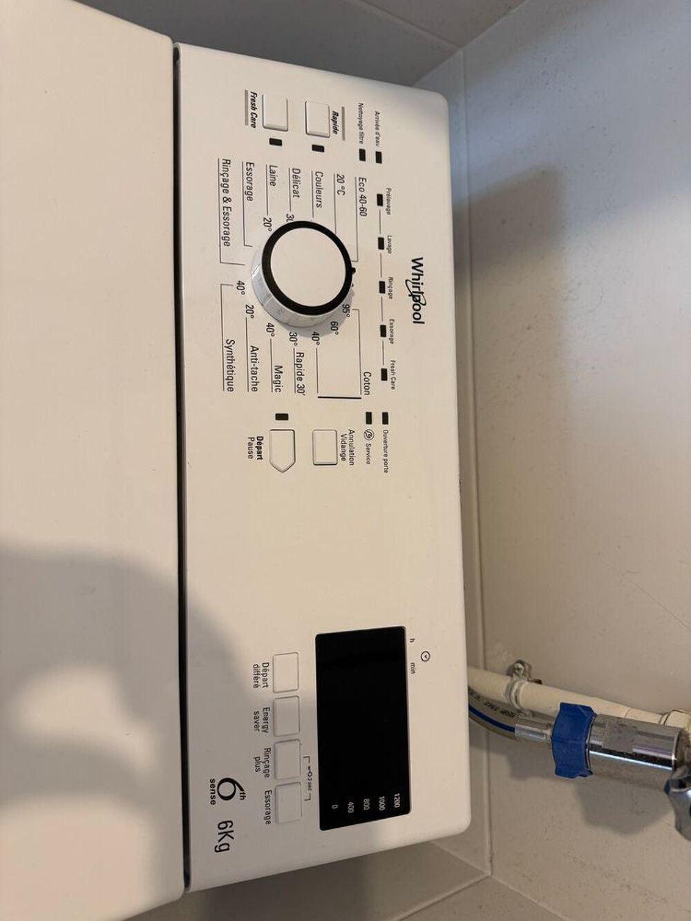 Machine &agrave; laver Whirlpool Electroménager