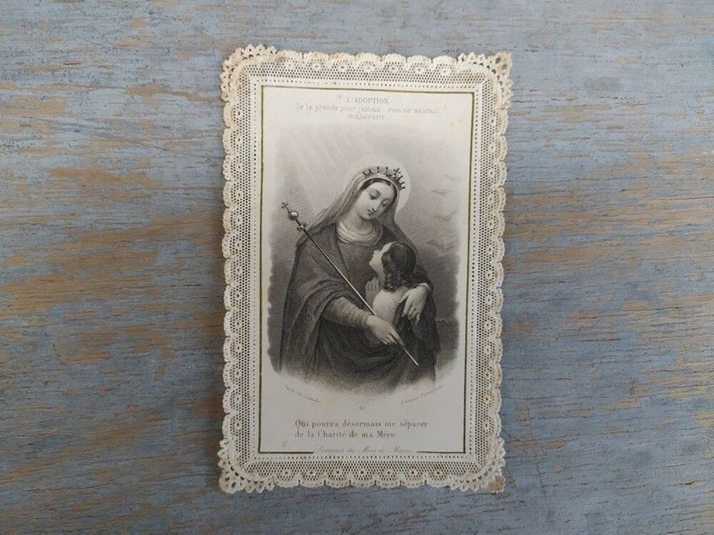Anciens Canivets Dentelle Images Pieuses Religieuse 