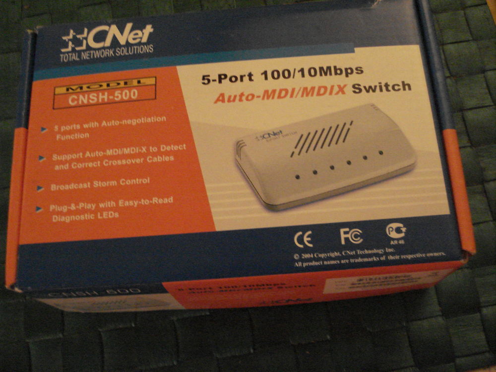 Hub 5 port Commutateur PowerSWITCH CNSH-500 Matriel informatique