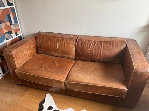 Canap 3 places convertible en cuir 0 Boulogne-Billancourt (92)
