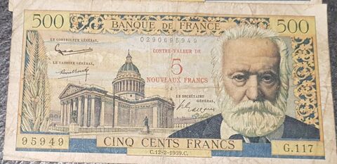 billets collection 500 Villefranche-sur-Sa�ne (69)