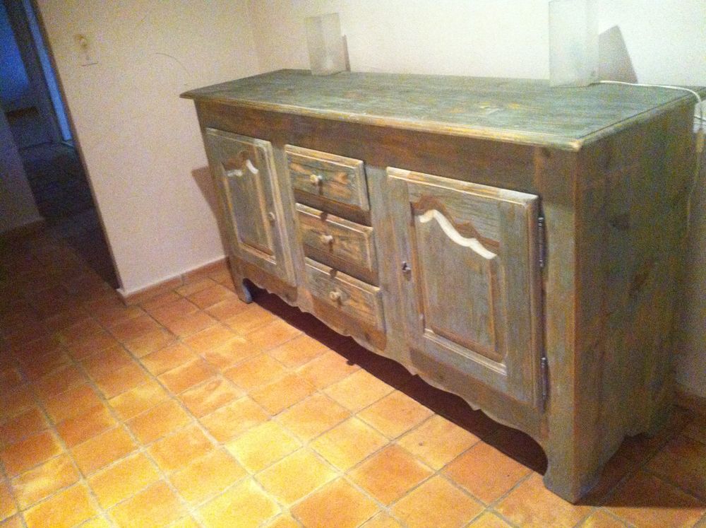 re /Armoire- Buffet vert Meubles