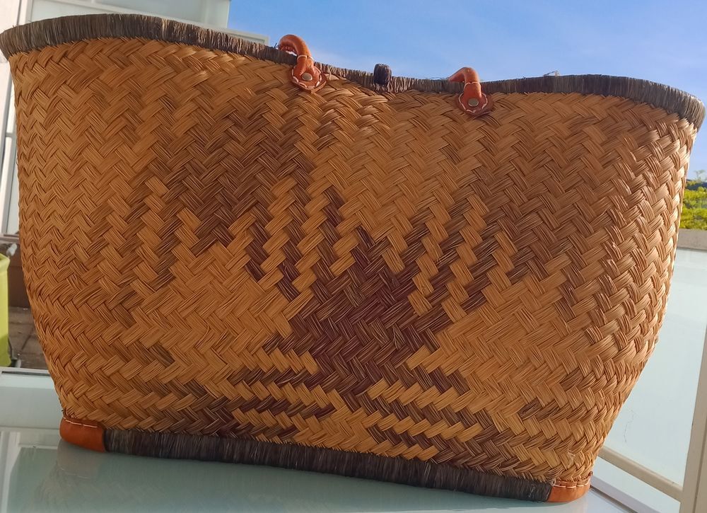Panier en osier Maroquinerie