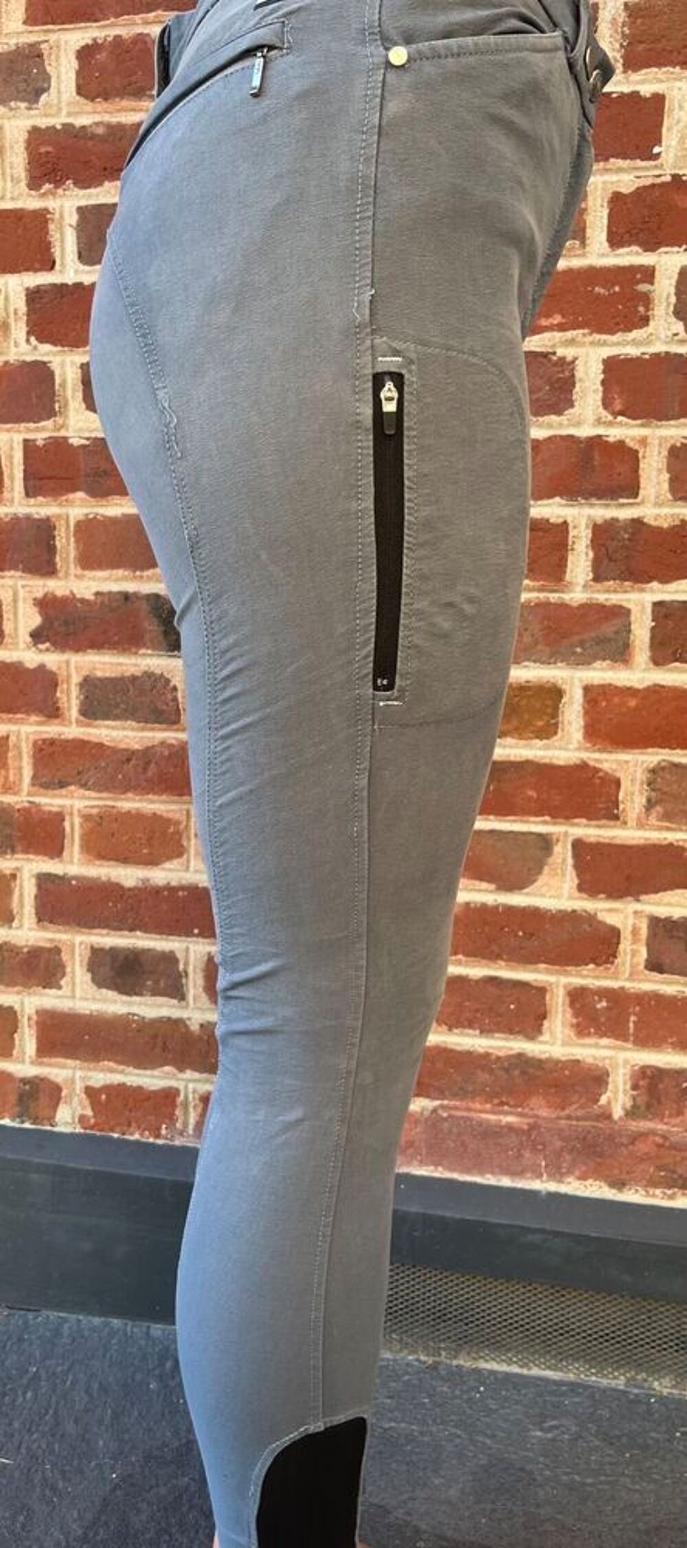 Pantalon d'&eacute;quitation Fouganza gris Sports