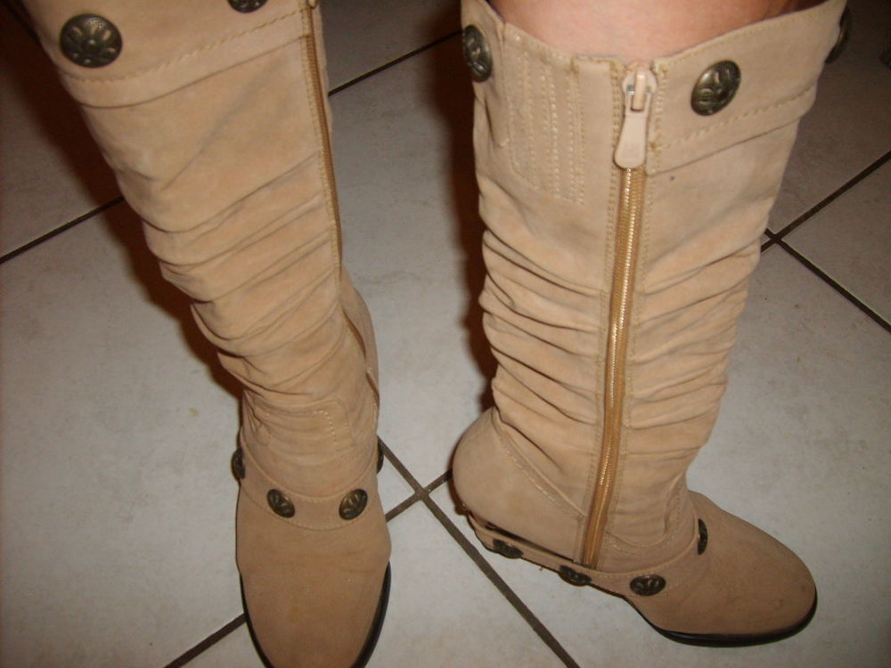 bottes en daim Chaussures