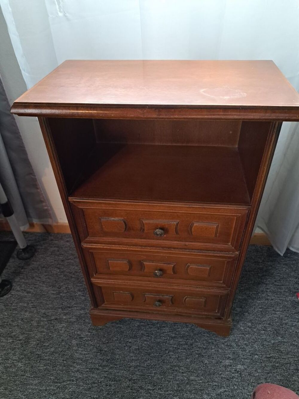 commode table de chevet en bois Meubles