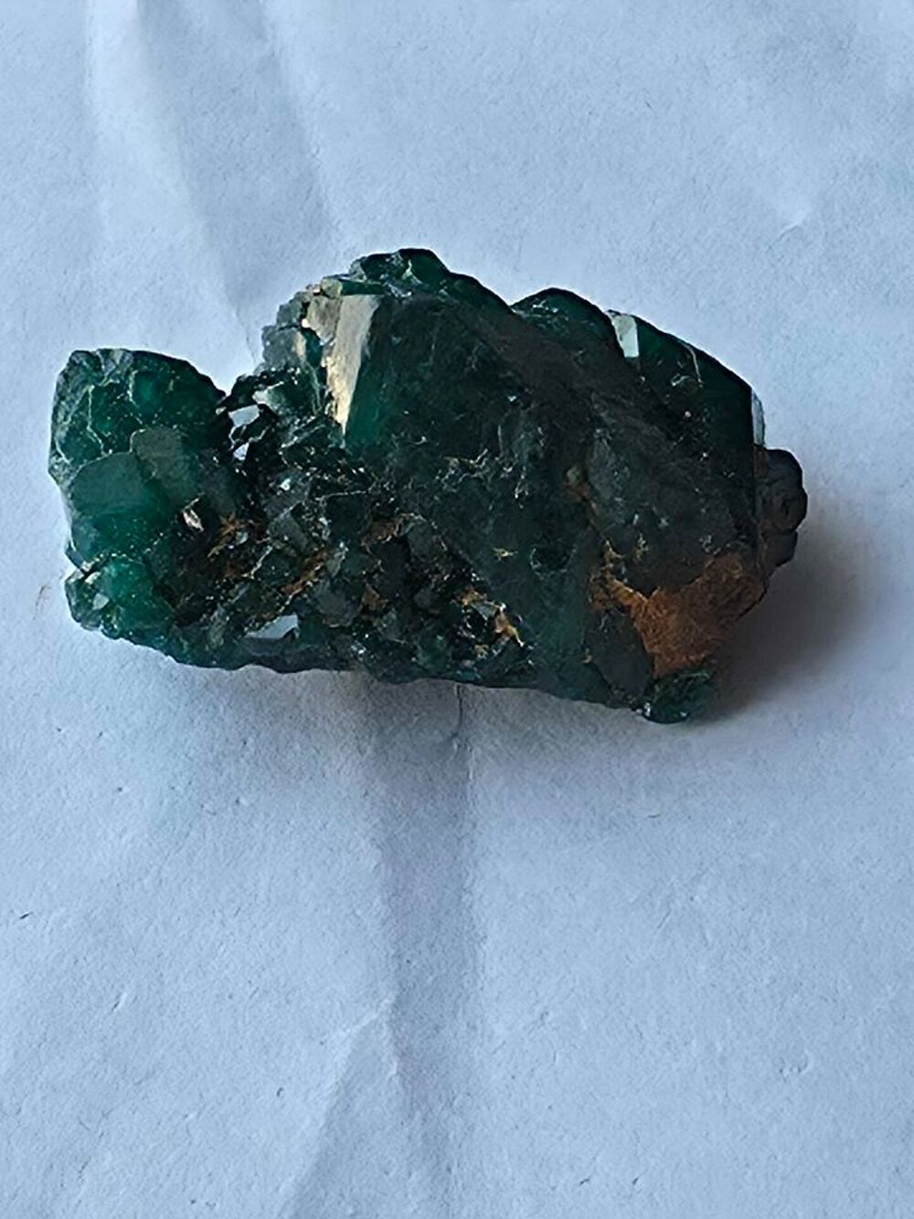Dioptase brute du Katanga RDC-Collection 13g 