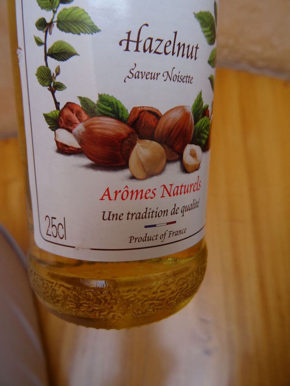 Bouteille de sirop Monin saveur Noisette Cuisine