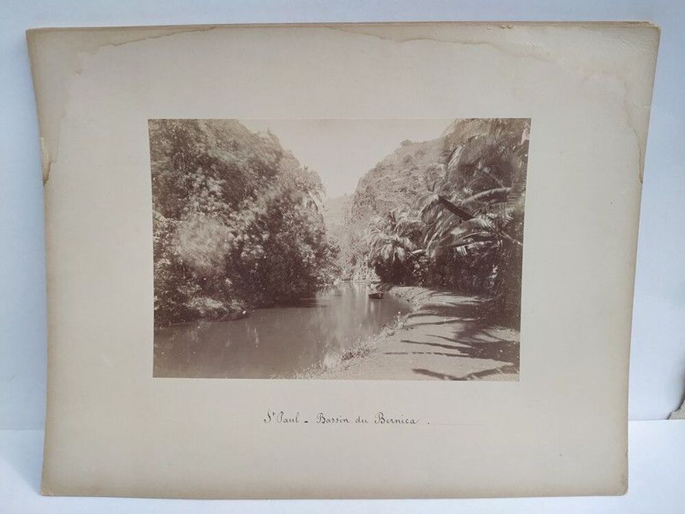 Photographie XIX&egrave;me &Icirc;LE DE LA REUNION SAINT-PAUL 