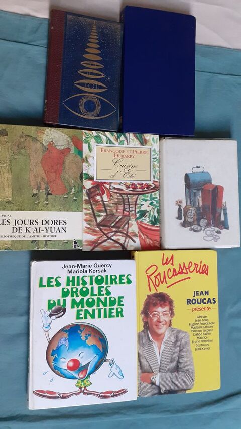 Lot de 7 livres divers  couverture rigide 15 Grisolles (82)