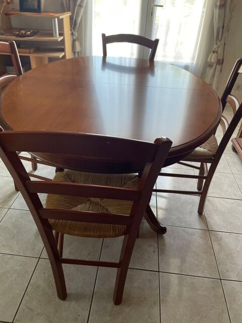Table sa manger ovale avec 4chaises en aulne état neuf 60 Sainte-Jamme-sur-Sarthe (72)