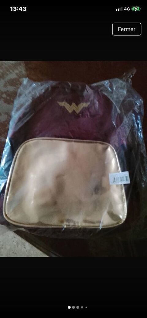 Sac à  dos Wonderwoman vintage neuf 20 Vermelles (62)