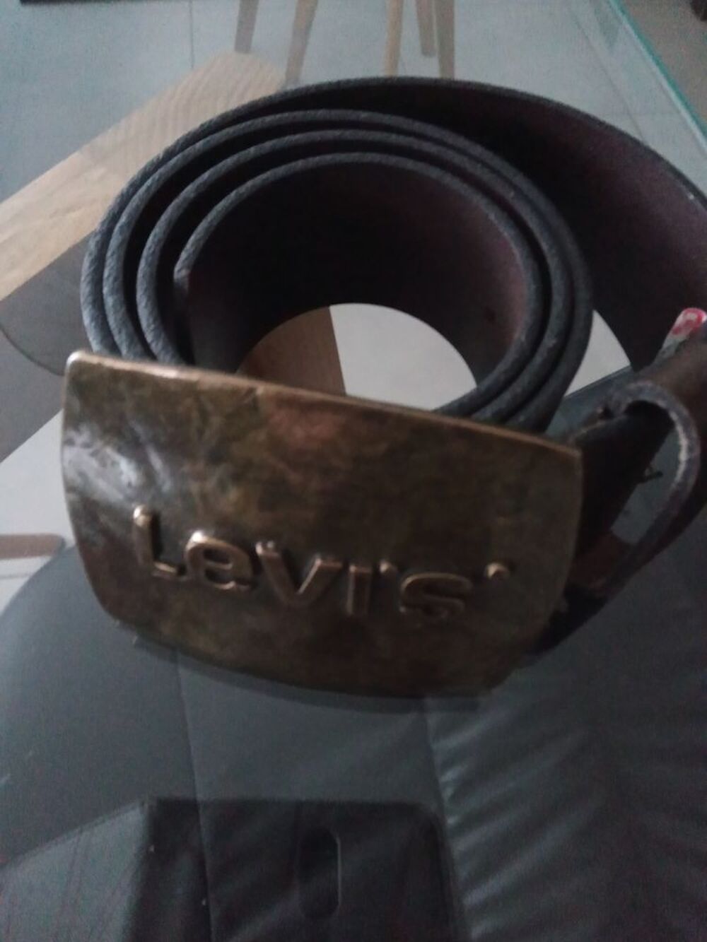 ceinture femme 90 cm femme noire LEWIS comme neuve Maroquinerie
