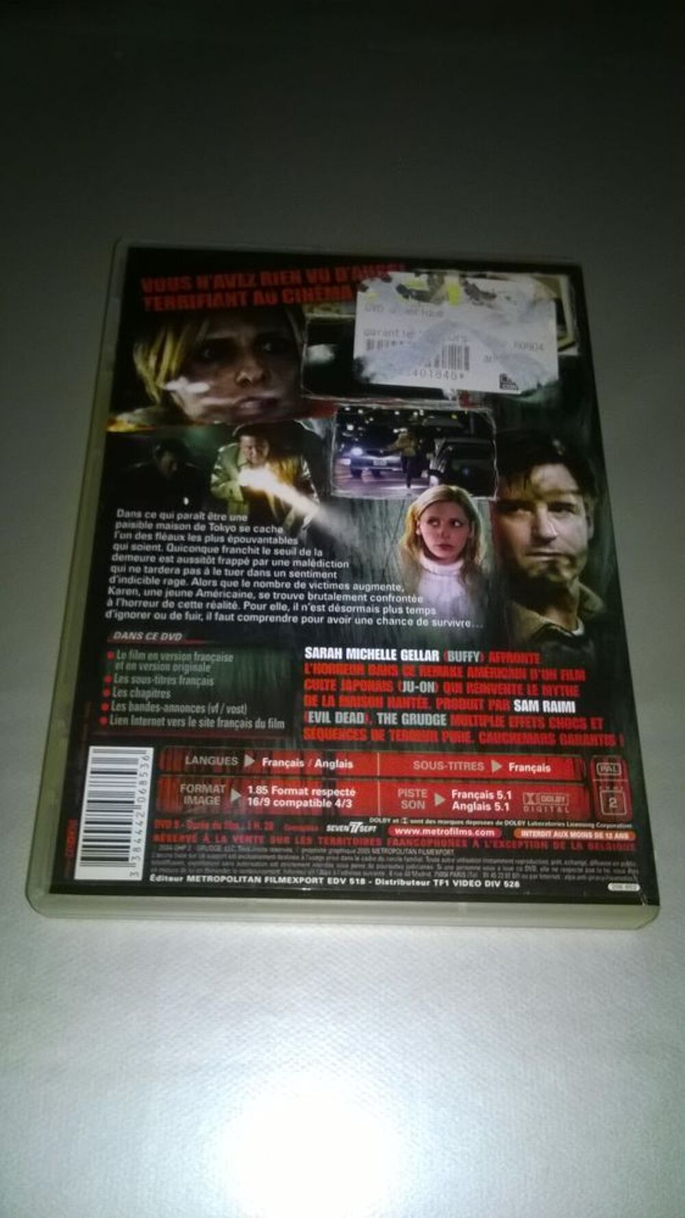 DVD The Grudge 
2005 DVD et blu-ray