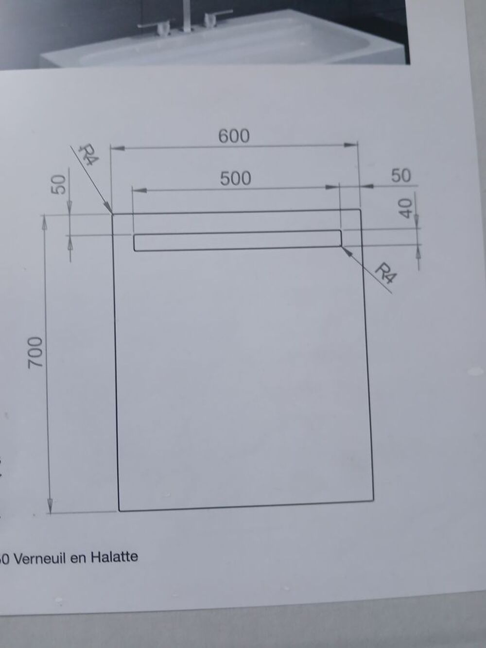 Lot de 2 miroirs de salle de bain Décoration