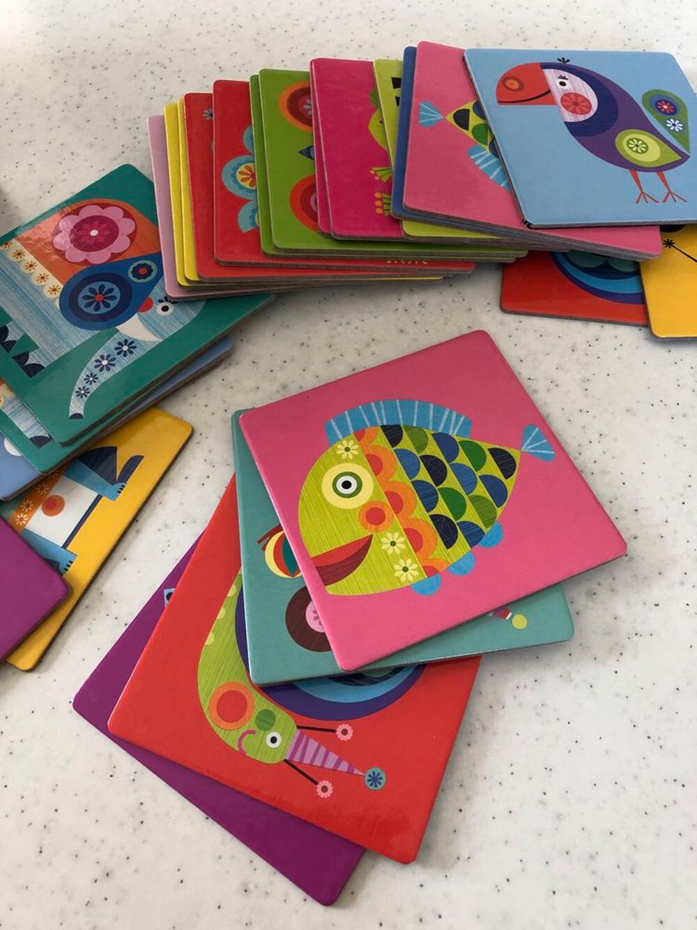 M&eacute;mo g&eacute;ant animaux 32 pi&egrave;ces enfants pratiquement neuf Jeux / jouets