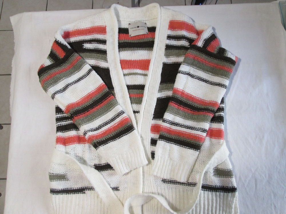 Veste gilet femme multicolore Cache Cache Taille 2 Vêtements