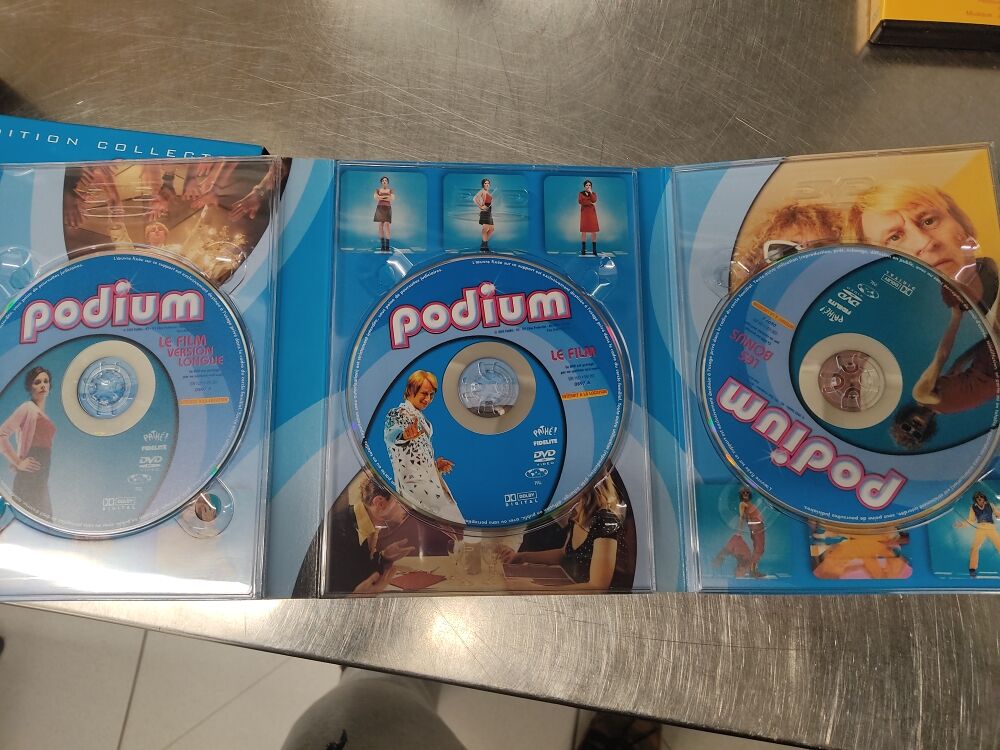 coffret DVD podium DVD et blu-ray