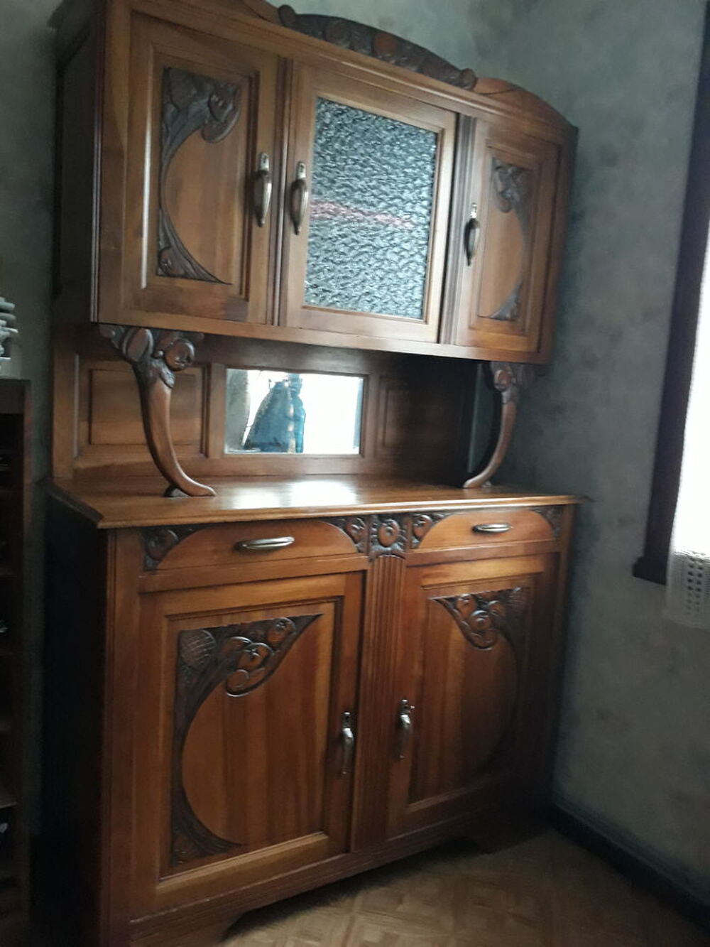 Buffet en noyer ann&eacute;es 60 Meubles