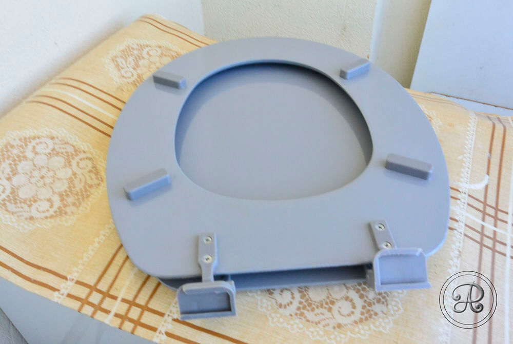 Lunette de toilette. Bricolage