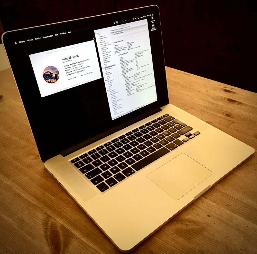 MacBook Pro Retina 15 pouces Matériel informatique