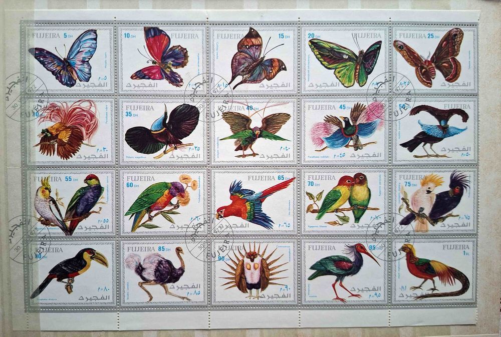S&eacute;rie de timbres de collection de Fujeira (bis) 