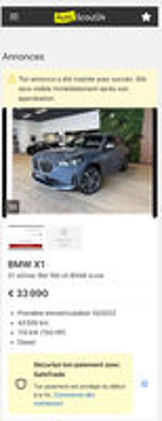 X1 sDrive 18d 150ch DKG7 First Edition 2022 occasion 62223 Saint-Laurent-Blangy