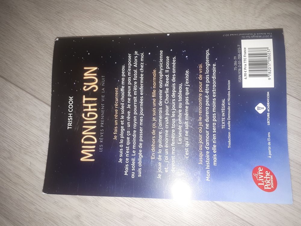 Mivre Midnight sun Livres et BD