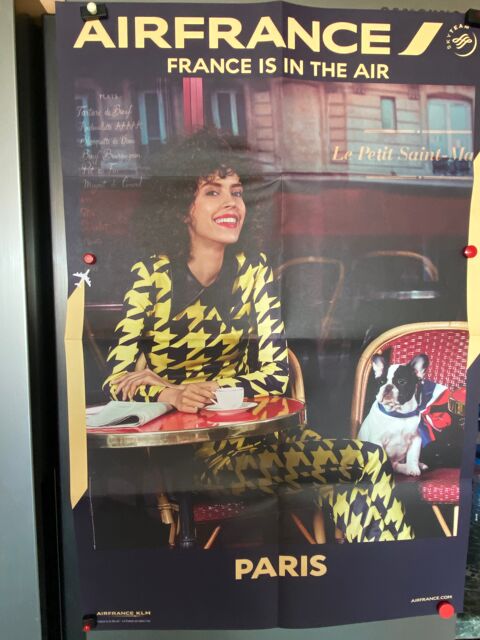 aronautique Air France affiche communication 8 Crteil (94)