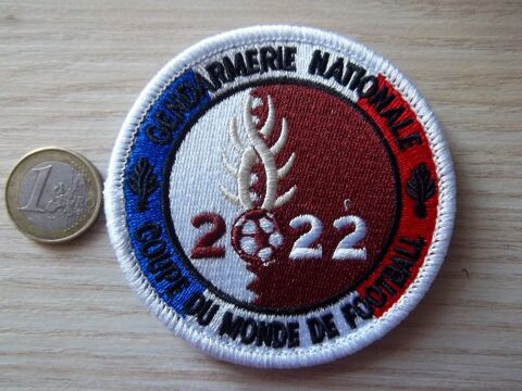 écusson militaire gendarmerie coupe du monde football 2022 10 Valognes (50)
