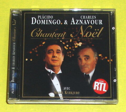 PLACIDO DOMINGO & CHARLES AZNAVOUR CHANTENT NOEL - CD 5 Roncq (59)
