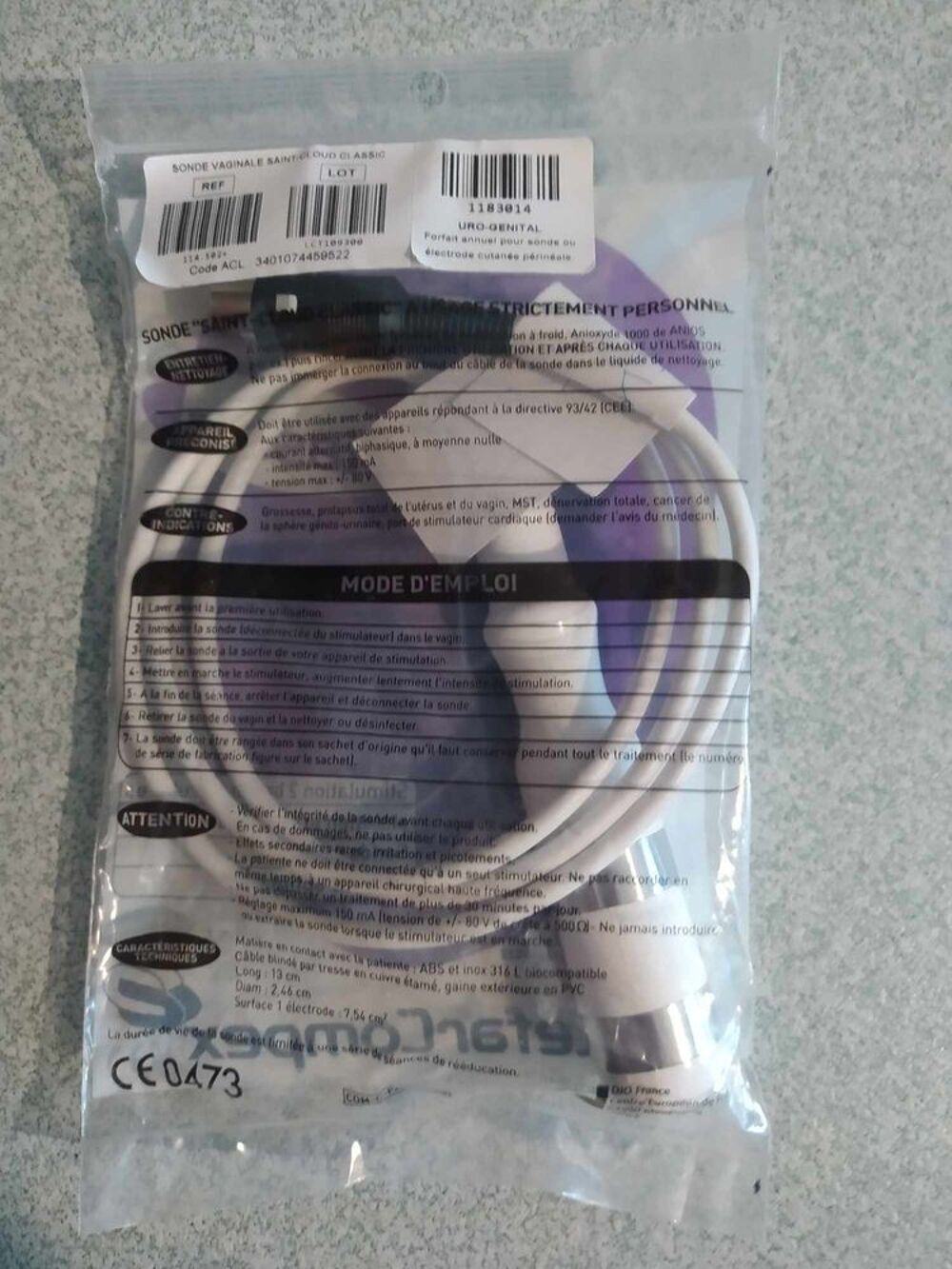 Sonde SAINT CLOUD CLASSIC - Sonde Vaginale Matériel informatique