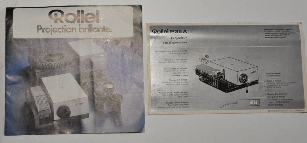 Projecteur diapositives ROLLEI A 2.8/85 Photos/Video/TV
