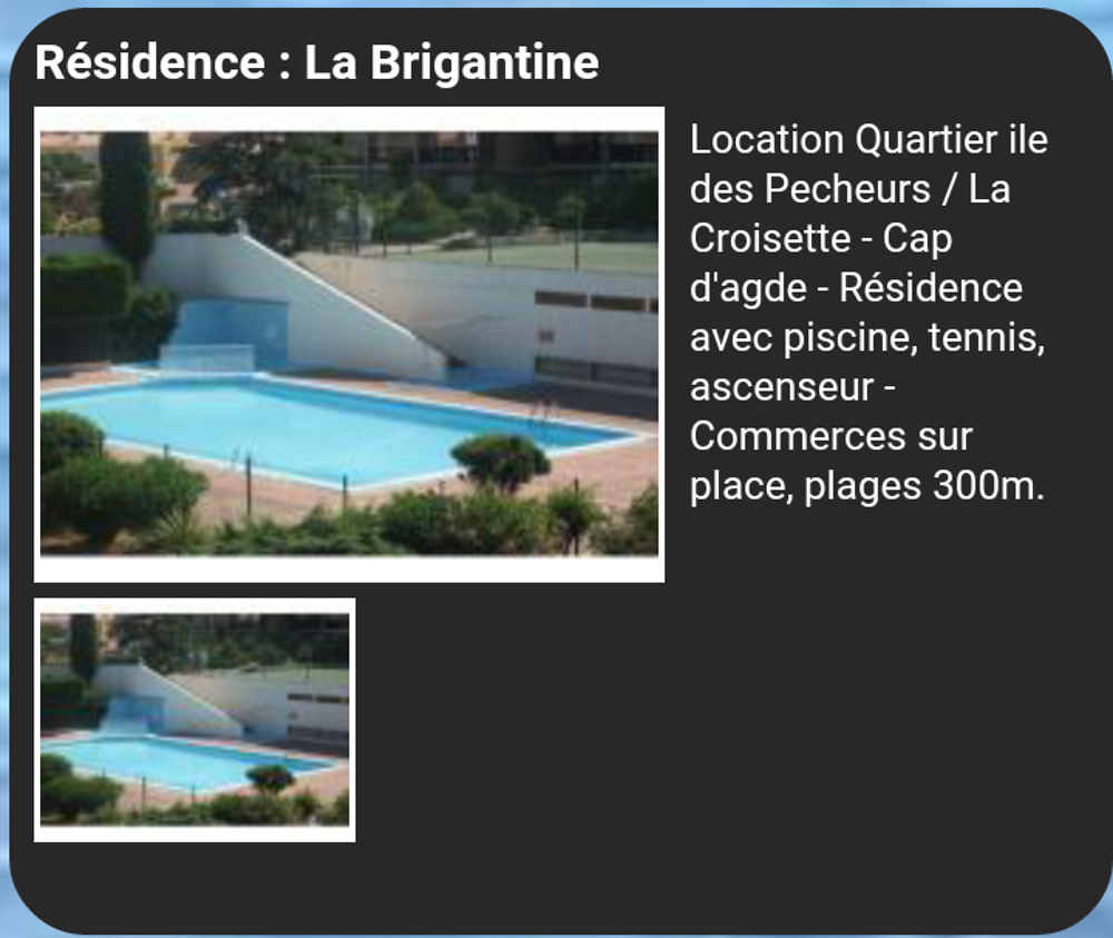   50m2 piscine,tennis,plages CAP D AGDE occitanie Languedoc-Roussillon, Le Cap D Agde (34300)