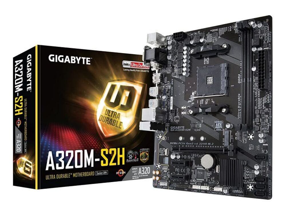carte m&egrave;re gigabyte A320 M s2H, port AM4 Matériel informatique