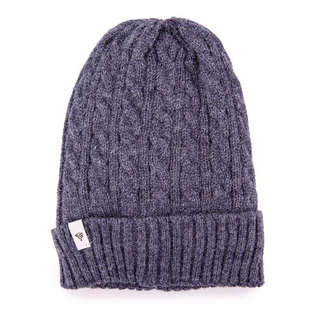 Bonnet maille torsad&eacute;e mixte BILL TORNADE - Noir, Gris, Bleu Vêtements