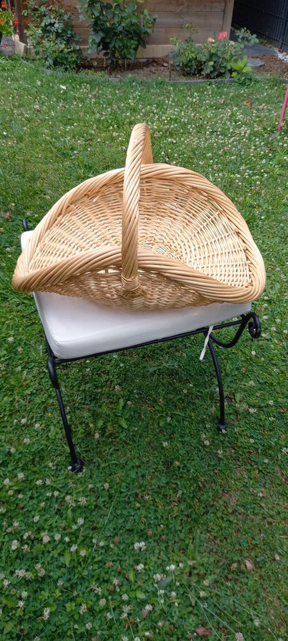 Panier osier Décoration