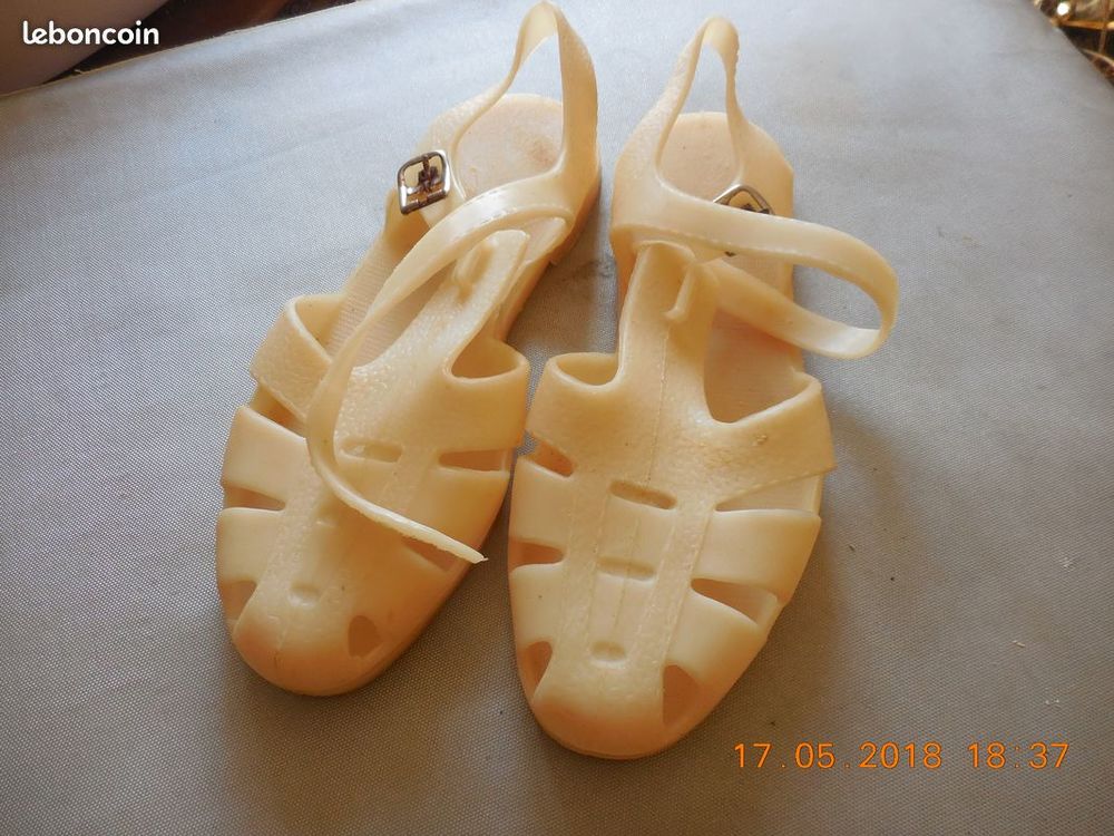 chaussures de plage en plastique vintage 38 Chaussures