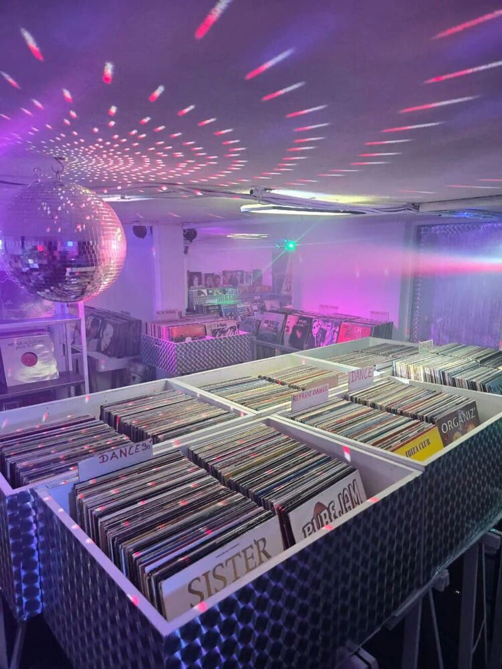 collection de disque vinyle en tout genre et format CD et vinyles