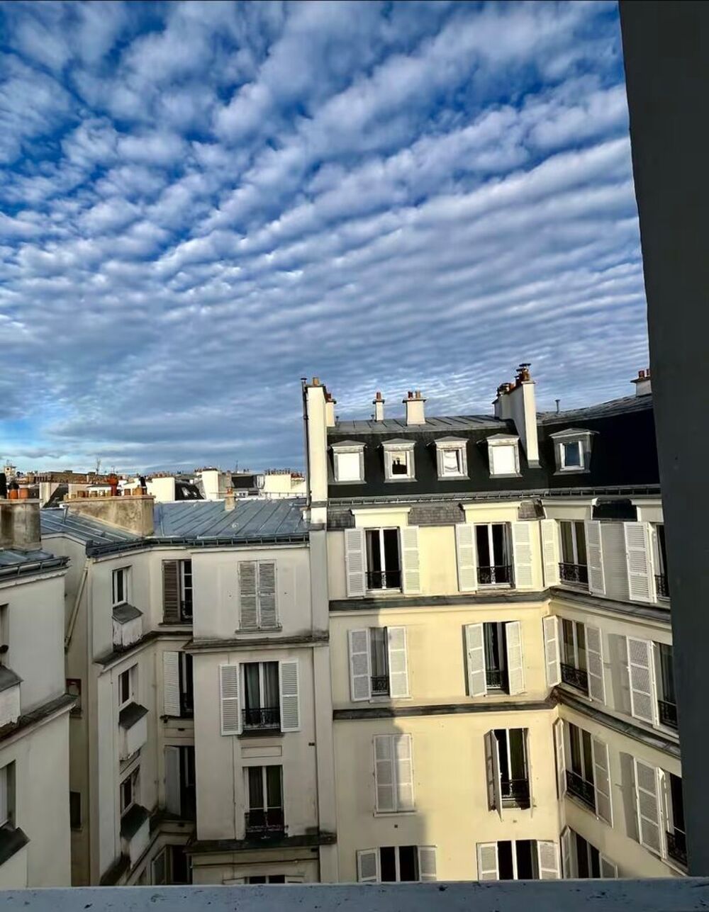 Vente Chambre Paris 16e ? Charmant pied-à-terre sous les toits ? Vue dégag Paris 16