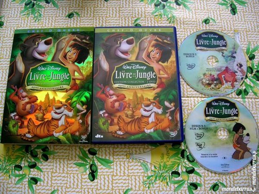 DOUBLE DVD LE LIVRE DE LA JUNGLE - Walt Disney DVD et blu-ray